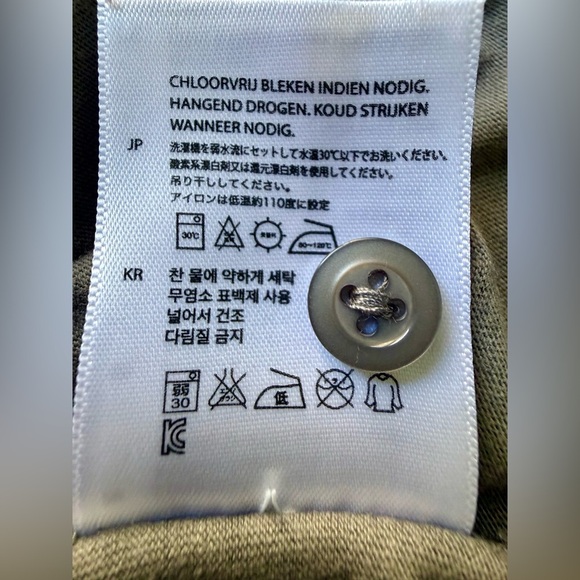 Brixton Henley T-Shirt XL Taupe Greige Earth-Tone | Standard Fit - Picture 9 of 9